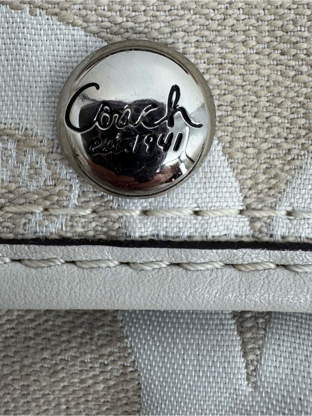 COACH 14515 Peyton Op Art Carryall Satchel Bag - Picture 11 of 16